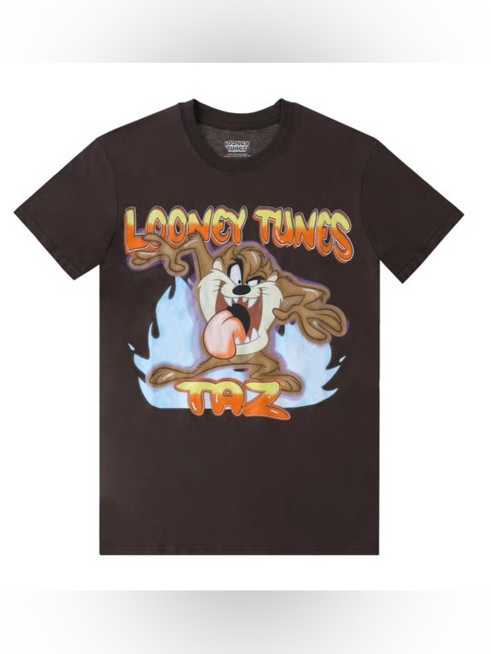 Brown Looney Tunes Taz Tee Size M